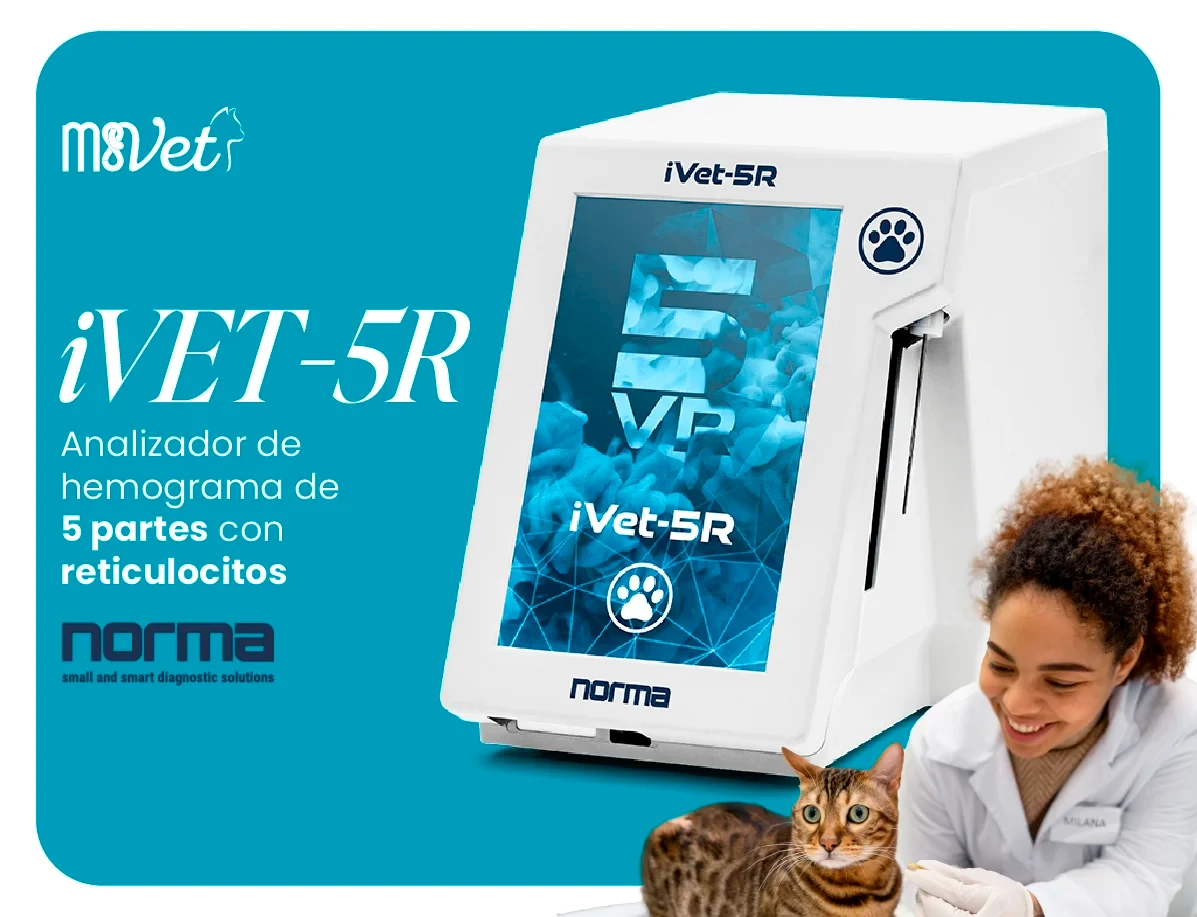 iVet-5R: Hematología veterinaria con diferencial de 5 partes