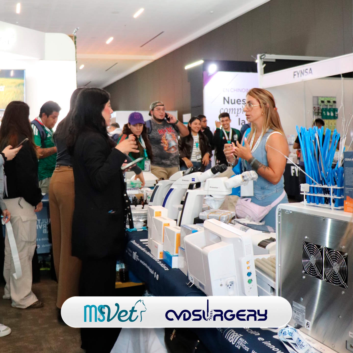 Stand MS Vet con microscopios