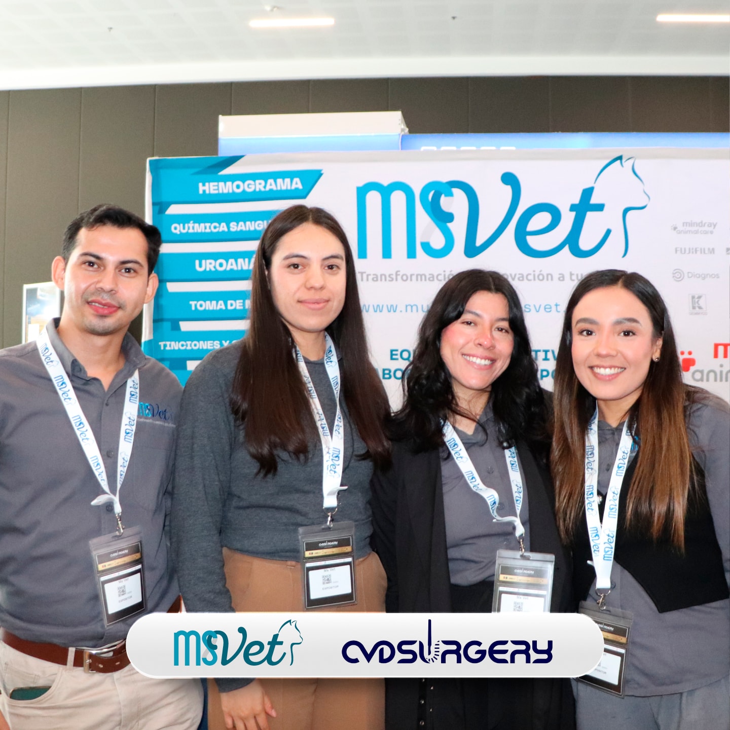 Equipo MS Vet en congreso